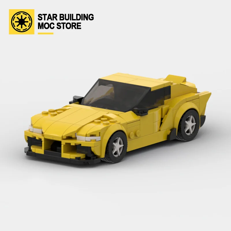 

【JDM】MOC blocks apply to lego 8-grid car Speed Bull Lord Toyota SupraGR speed champion racing car