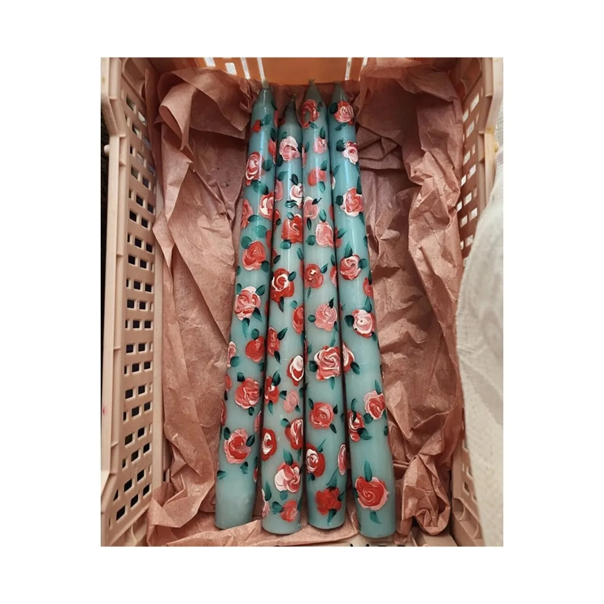 Цветной подсвечник свеча свечи из сои с дизайном, выполненным вручную, для украшения дома или офиса, романтическая, дорогая, размером 25 см, освещение.