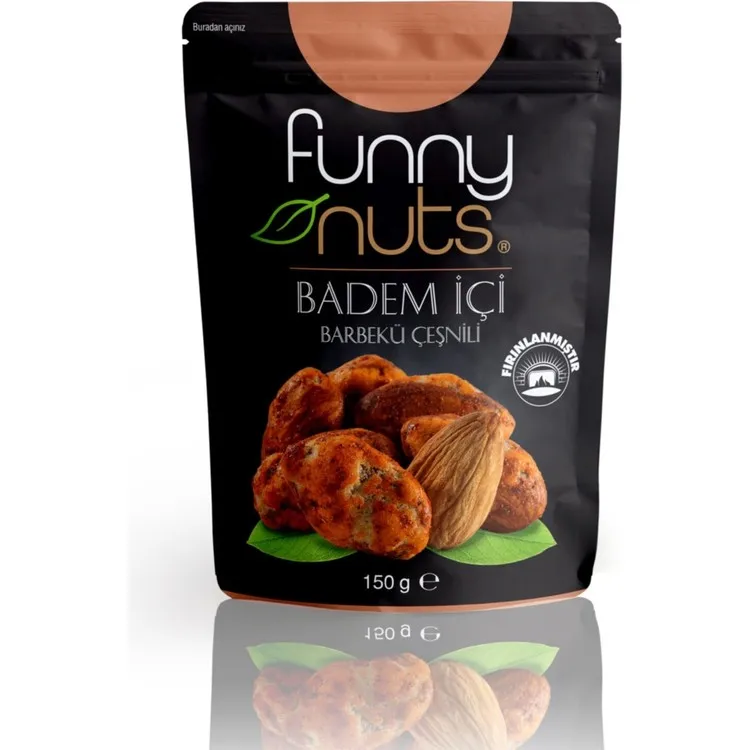 Funny Nuts Миндаль с приправами для барбекю
