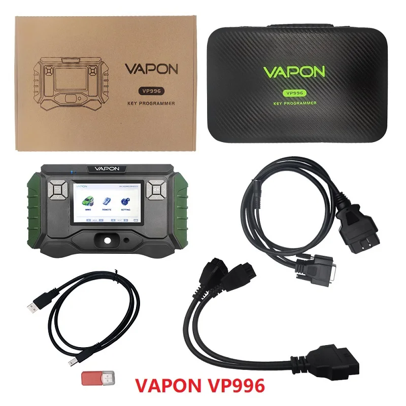 

Профессиональное решение для программирования ключей VAPON VP996, бесплатное бессрочное обновление, без токенов 80%, модель автомобиля, детектор ...