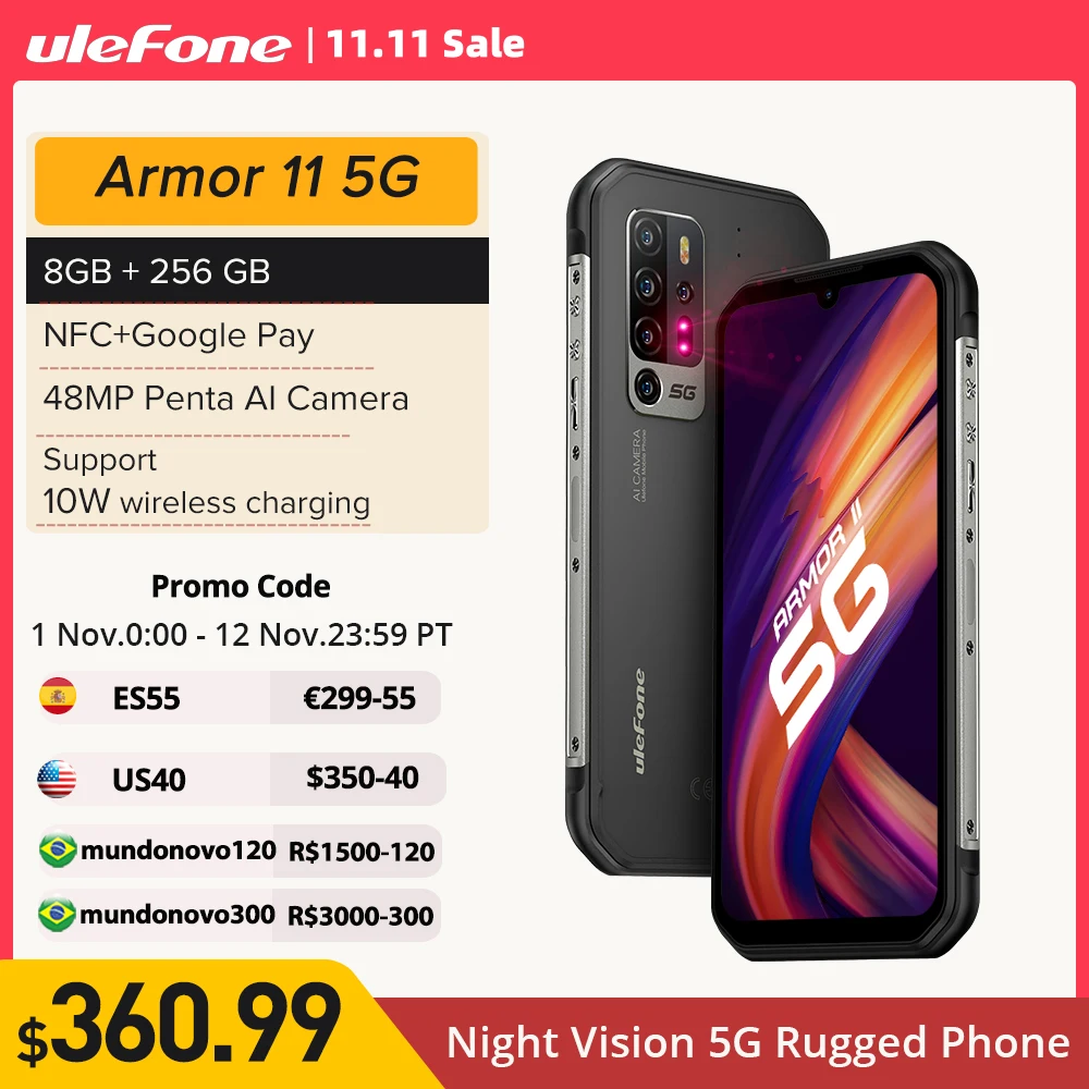 Najtaniej Osłona Ulefone 11 5G Wytrzymały Telefon Komórkowy Z Systemem Android 8GB + 256GB Z Systemem Android Wodoodporny Smartfon 48mp Telefon Komórkowy Z NFC ładowania Bezprzewodowego Ceny Osłona Ulefone 11 5G Wytrzymały Telefon Komórkowy Z Systemem Android 8GB + 256GB Z Systemem Android Wodoodporny Smartfon 48mp Telefon Komórkowy Z NFC ładowania Bezprzewodowego