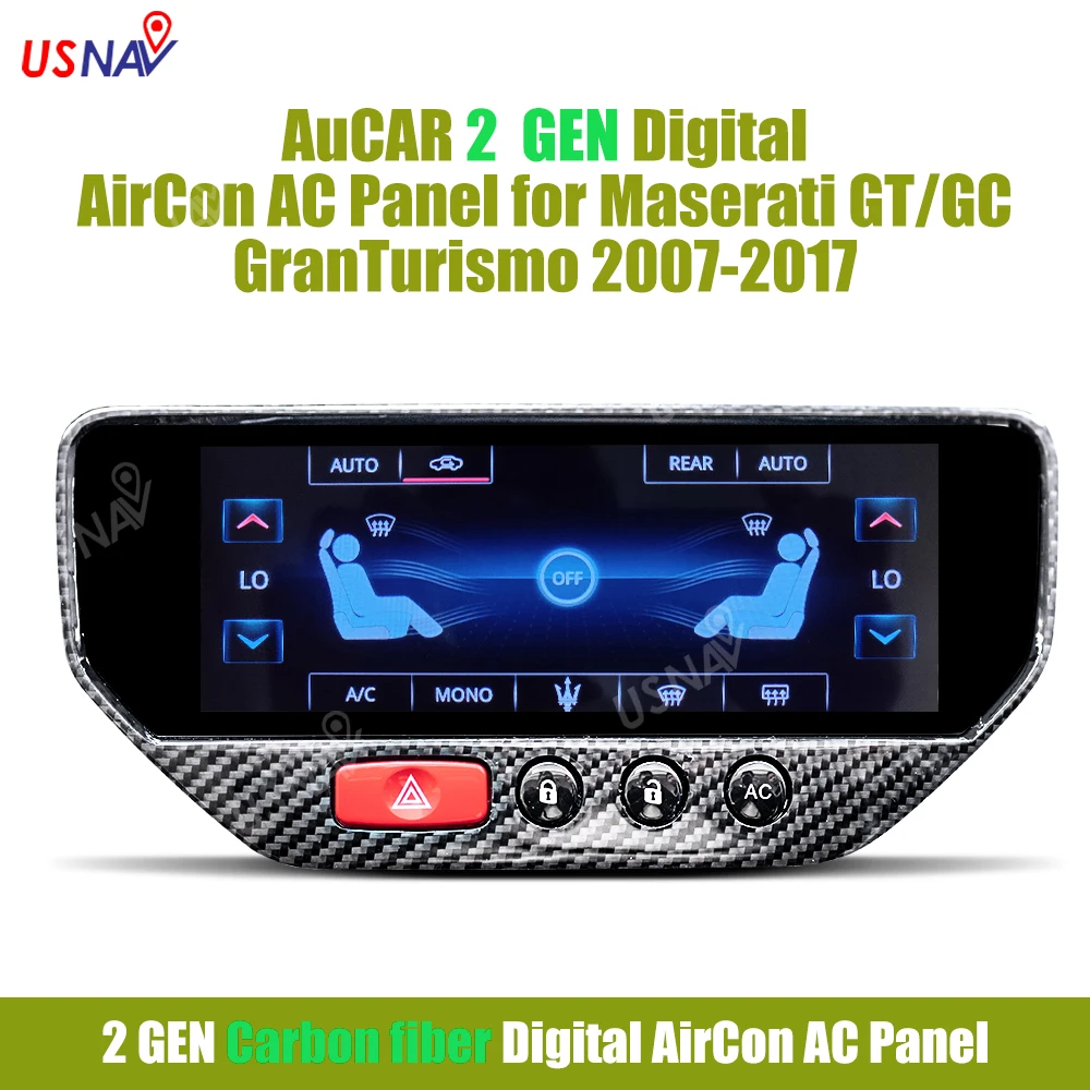 

USNAV, новинка, 2 GEN цифровой Кондиционер AC/C панель для Maserati GT/GC granтуризм 2007-2017
