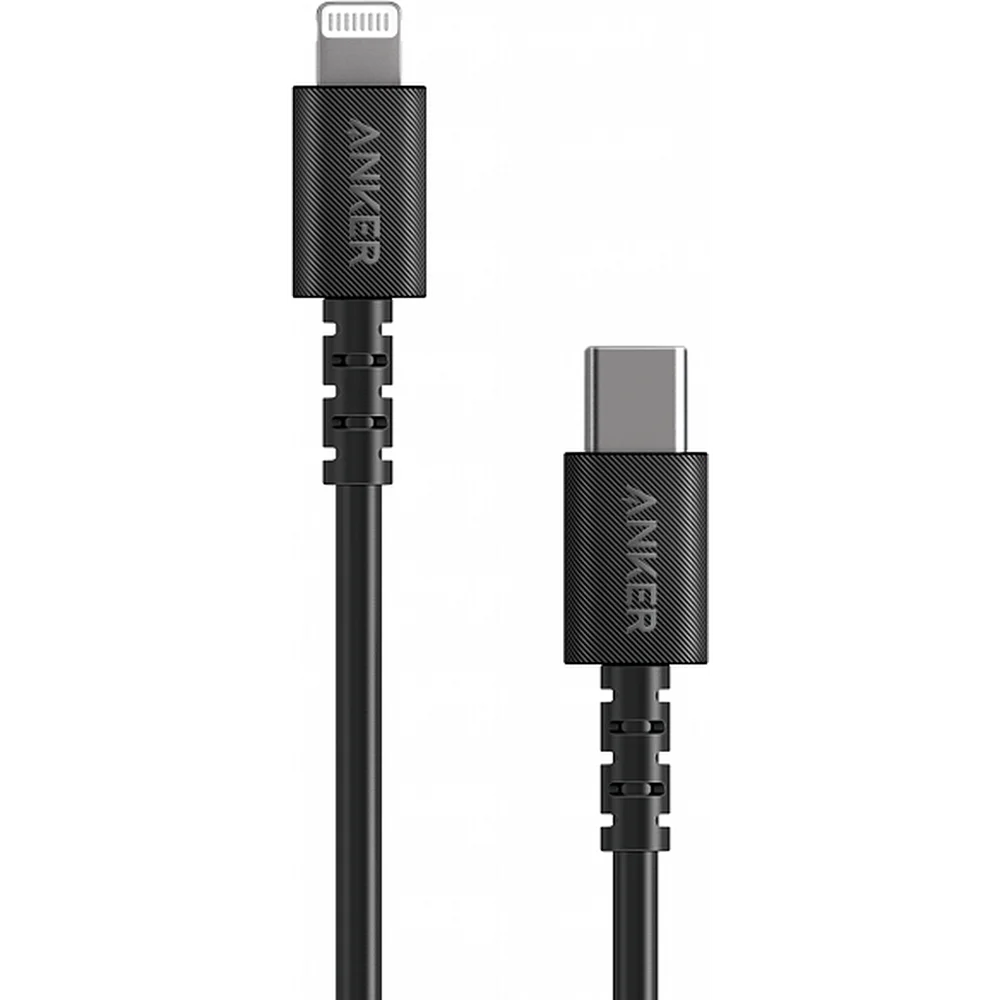Кабель для Apple USB-C - Lightning Anker Select+ 0.9м черный |