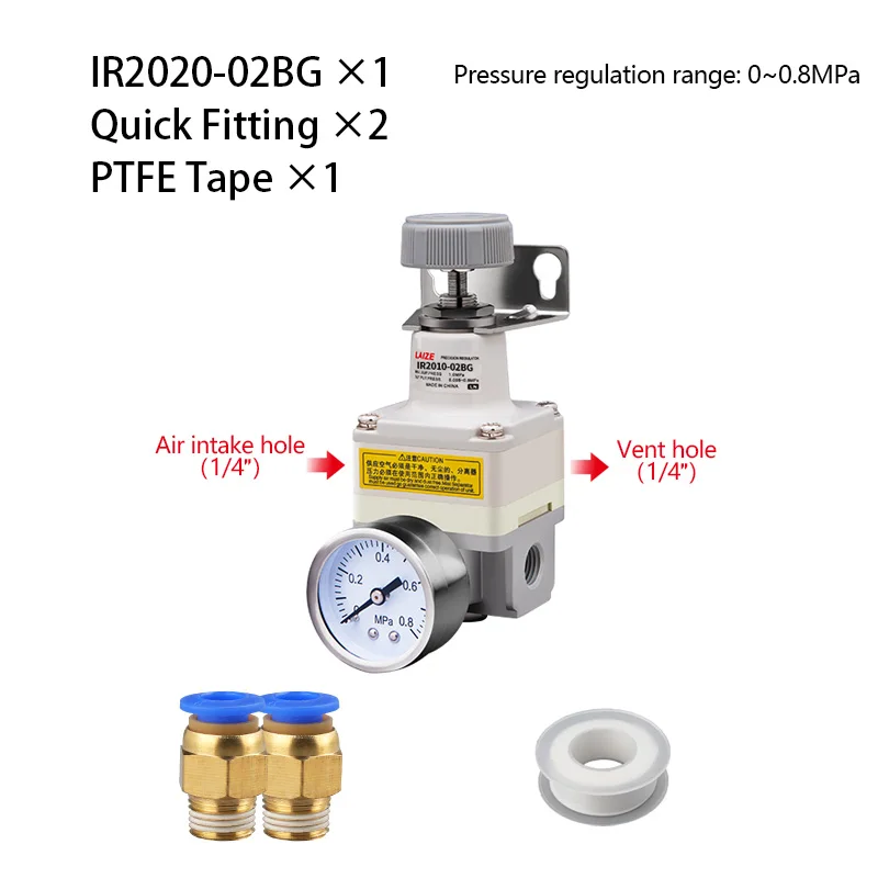 

Точный пневматический компрессор LAIZE, регулятор давления воздуха SMC типа с аналогичным стандартом