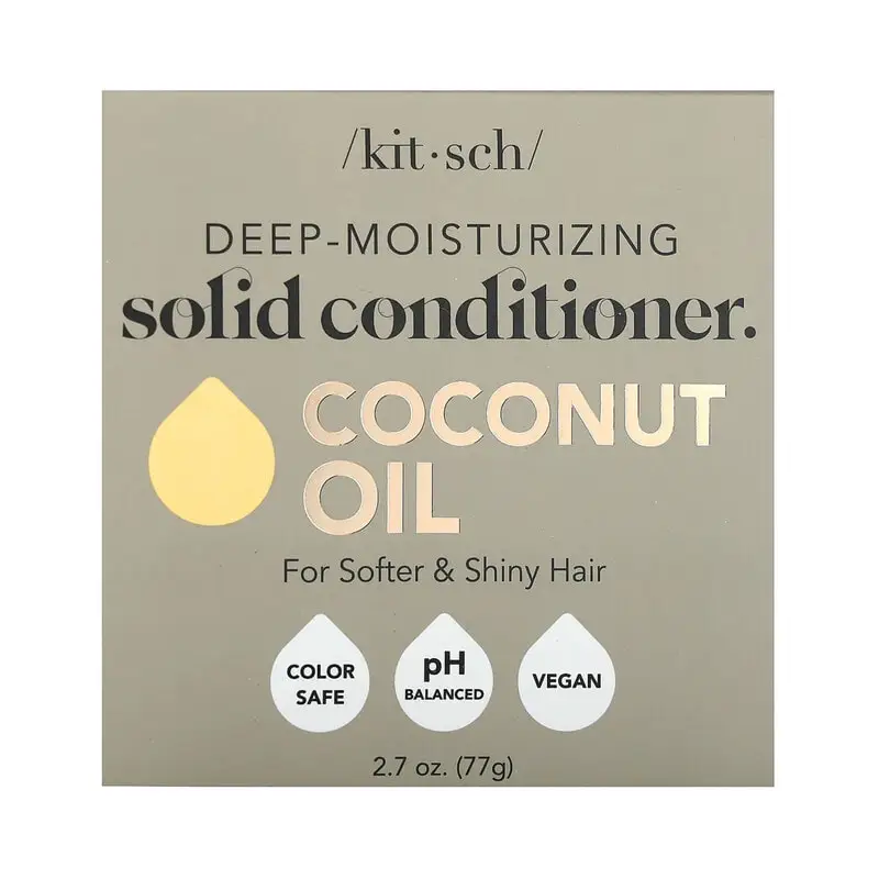 Deep-Moisturizing Solid Conditioner Bar Coconut Oil White Tea & 1 2.7 oz (77 g) | Витамины и БАДы из США