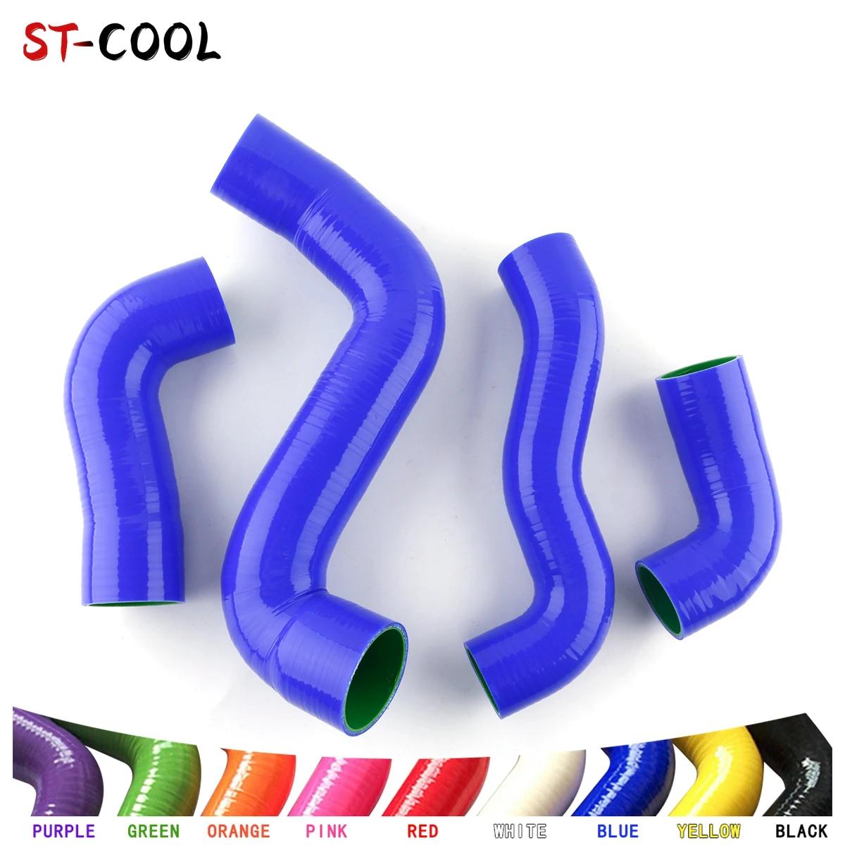 4 шт. силиконовые трубки для интеркулера 2006-2013 Mini Cooper S R56 R55 R57 MK2 N14 Turbo 2007 2008 2009 2010 2011