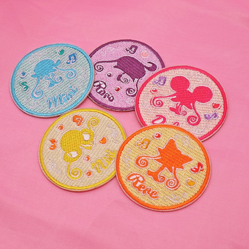Magical DoReMi character makeup embroidery self-adhesive embroidered patch Clothes diy