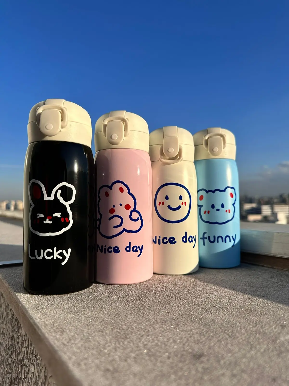 

Colorful Stainless Steel Thermos-350ml Custom Hot or Cold Kids