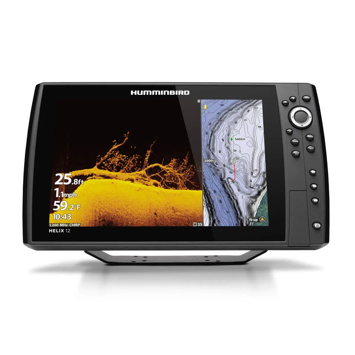 

Качественный рыболокатор GX HumminBird SOLIX HELIX 15 G2 с Chirp Mega Si + 2,4-дюймовый-рыболокатор Disp