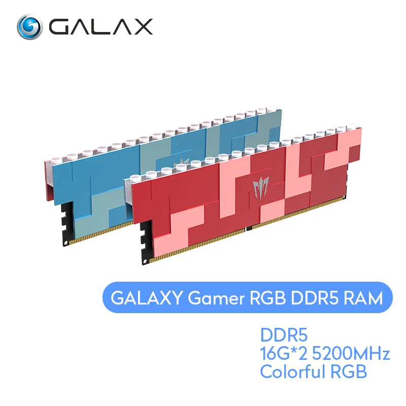 

GALAXY RAM GAMER DDR5 RGB 6200MHz 5200MHZ 5600MH 4800MHZ DDR4 DRAM Desktop Gaming Memory 8GB 16GB Original Desktop Memory for PC