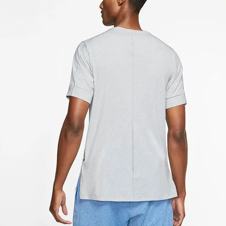 Спортивная быстросохнущая футболка с коротким рукавом Nike Yoga Dri-FIT мужские топы