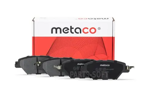 METACO 3010-304 Колодки тормозные задние дисковые к-кт