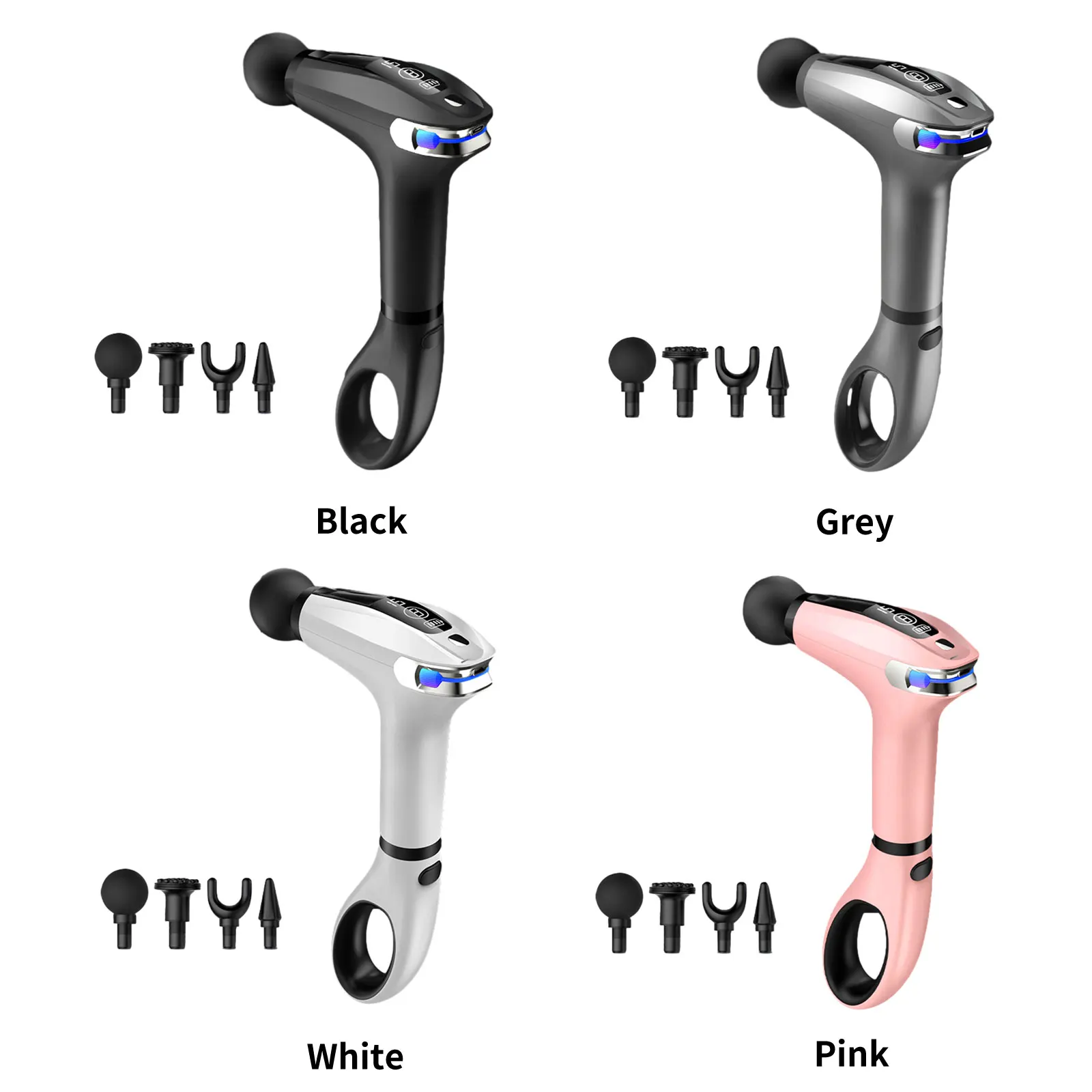 Мощный ударный массажер с удлиненной эргономичной ручкой