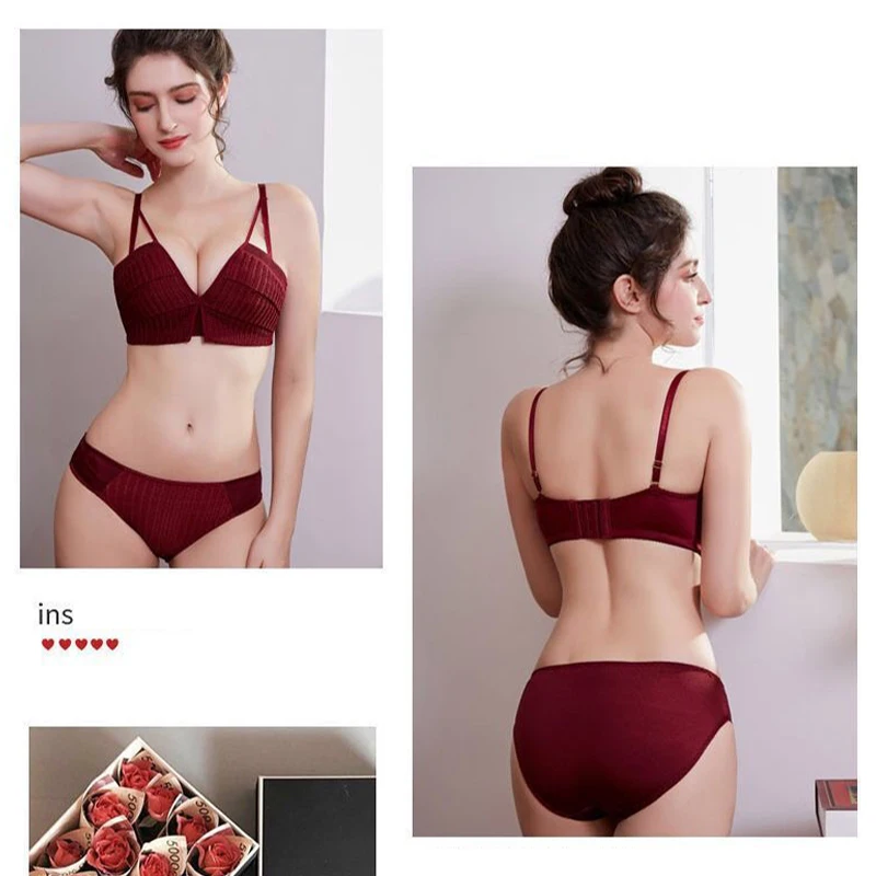 Bralette Woman New Thin Cup Sexy Bras For Women Small Breasts Push Up No Wire Lace Sexy Beautiful Back Breathable Bras For Women