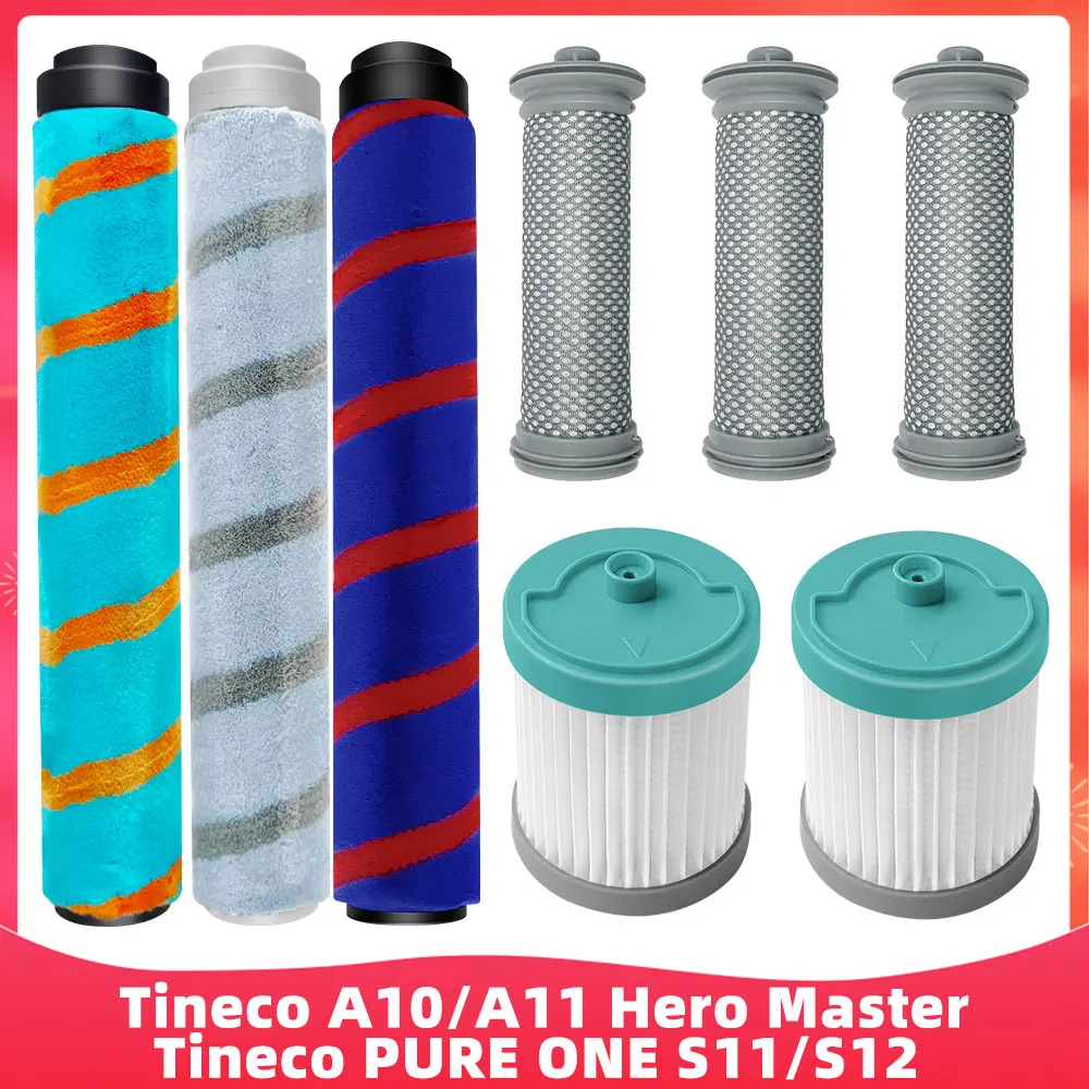 Roller Brush Pre Hepa Filter For Tineco A10/A11 Hero A10/A11 Master Tineco PURE ONE S11/S12 Series Cordless Vacuums Spare Parts