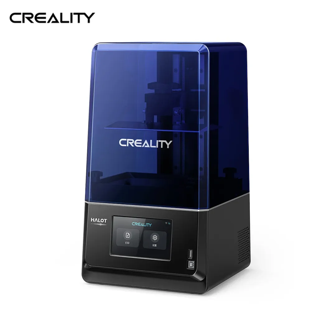 

3D принтер Creality Resin, модель HALOT-ONE PLUS, 5,5-дюймовый сенсорный HD-экран 5 дюймов, разрешение 7,9*4320, 4K, монохромный ЖК-дисплей, самостоятельная сборка