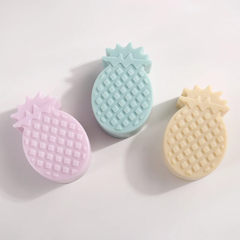 

MYUE DIY Handmade Soap Mold Food Grade Soap Silicone Mold 6 Pineapples Homemade Bath and Face Soap Holiday Gift Home Craft