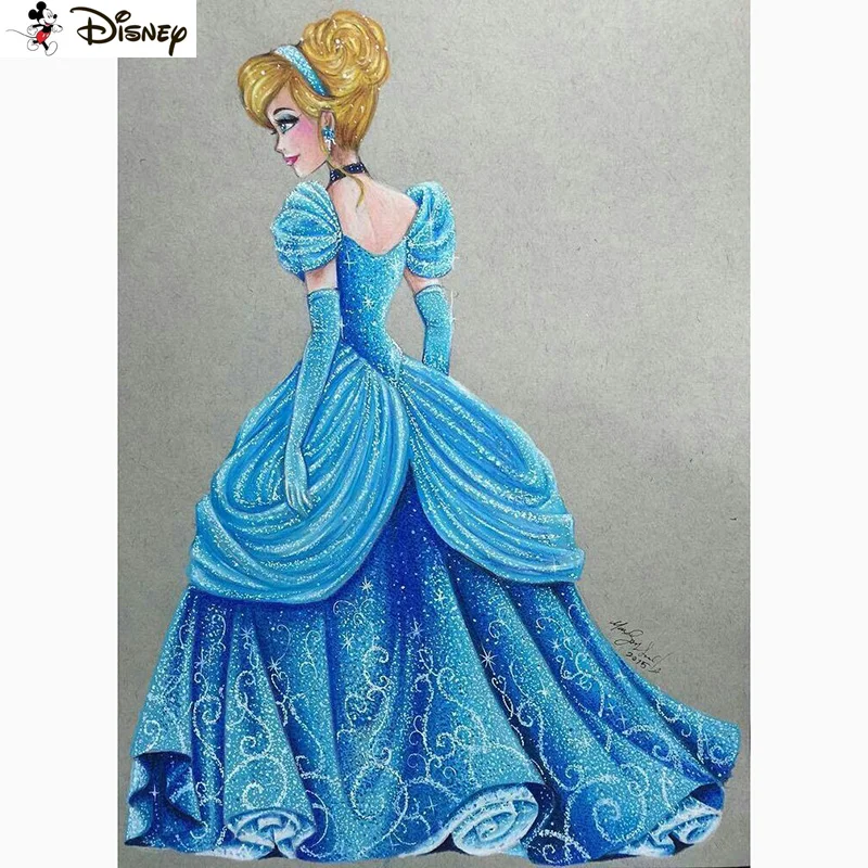 

Алмазная 5D картина «мультяшная принцесса», «сделай сам» Дисней, вышивка крестиком, домашний декор, картина Стразы ручной работы