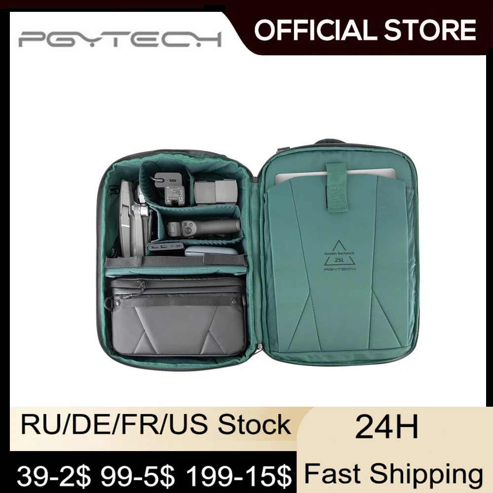PGYTECH Onemo Camera Bag Waterproof 25L Shoulder Bag Dji Mini 3 Pro/Mini 2/Mavic 3 Drone Backpack Portable Single Travel Bag