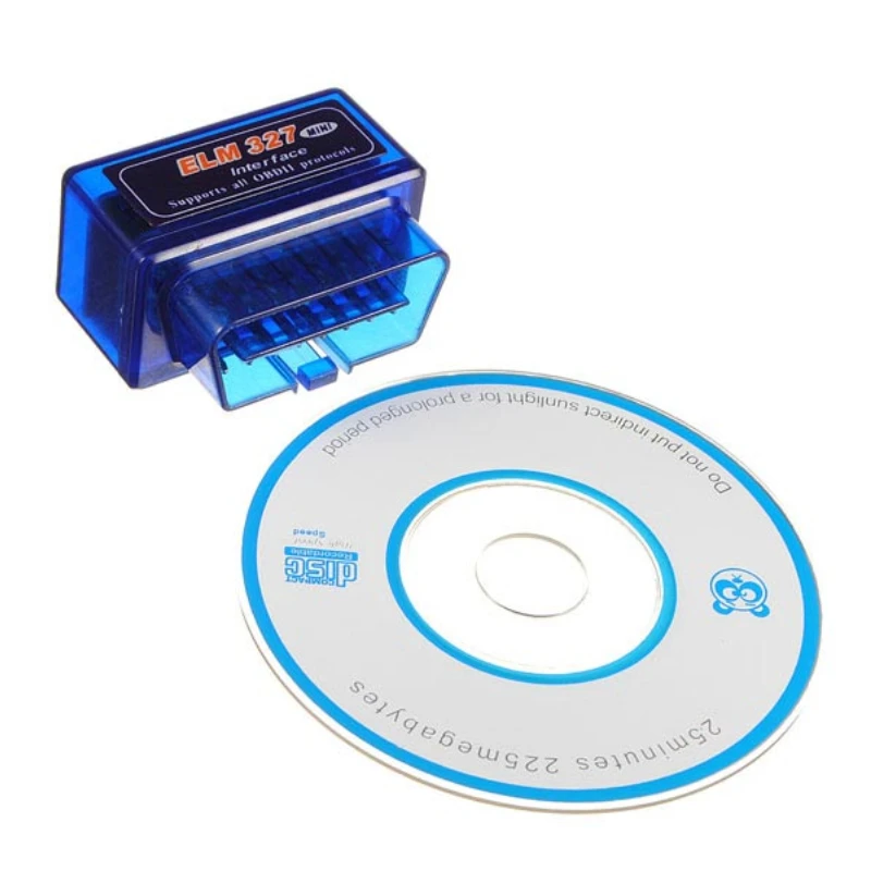 Мини ELM327 V1.5 Bluetooth Сканер OBD2 ELM 327 V2.1 BK3231 на Android автомобильный диагностический