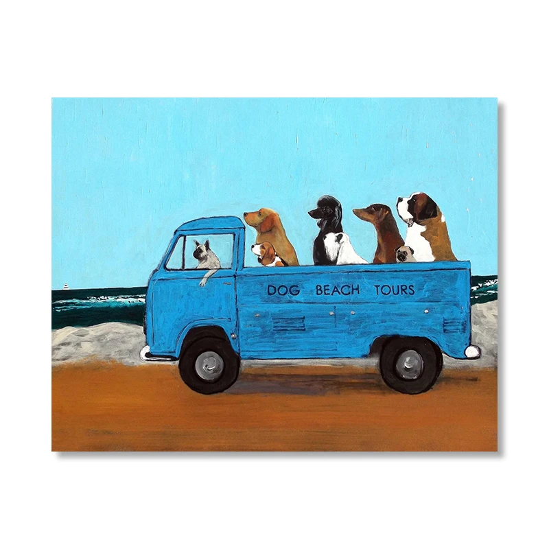 

Печать на холсте Funny Dogs Ilan grace