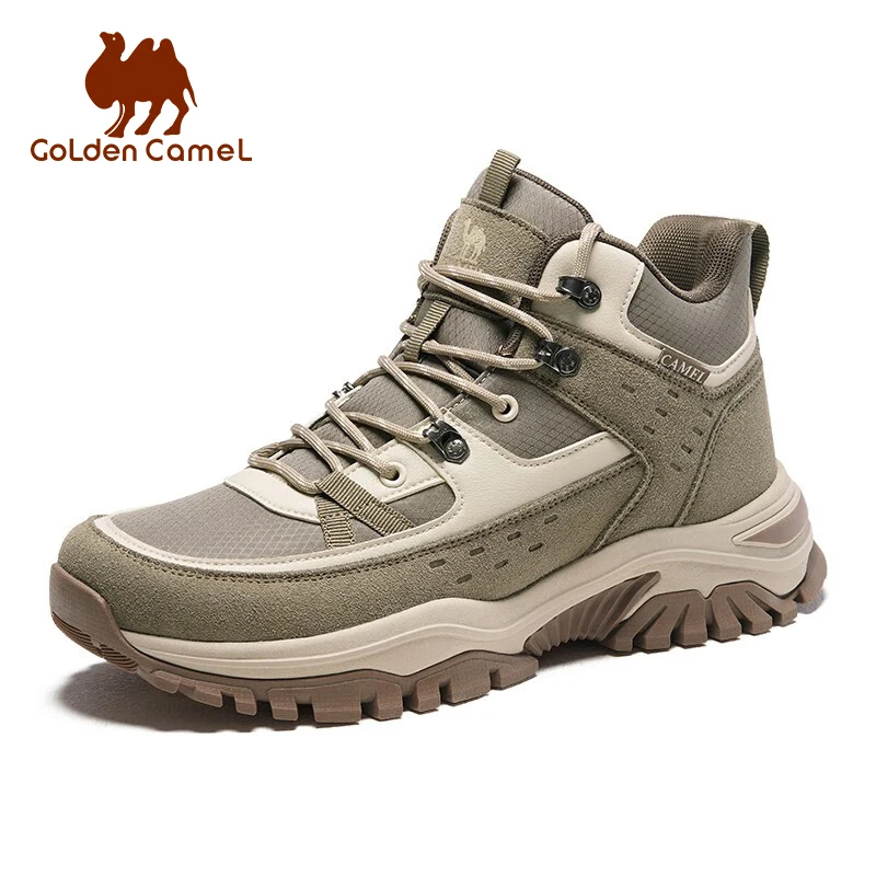 Golden Camel Outdoor Hiking Shoes Women's Winter High-top Boots Non-slip Wear-resistant Hiking Boot Climbing Man Shoes for Men