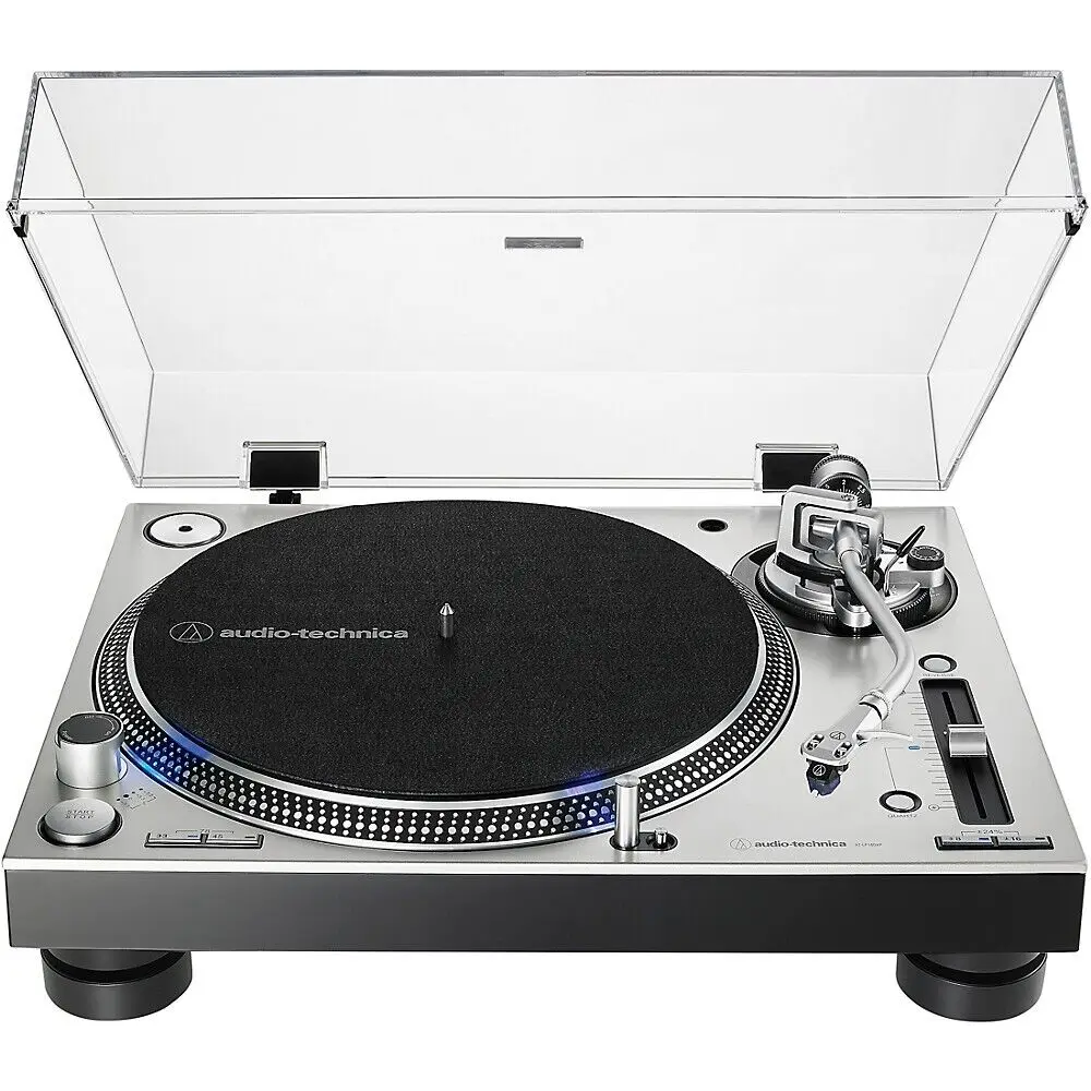 

(NEW NEW DISCOUNT) Audio-Technica AT-LP140XP Direct-Drive Professional DJ Turntable Silver