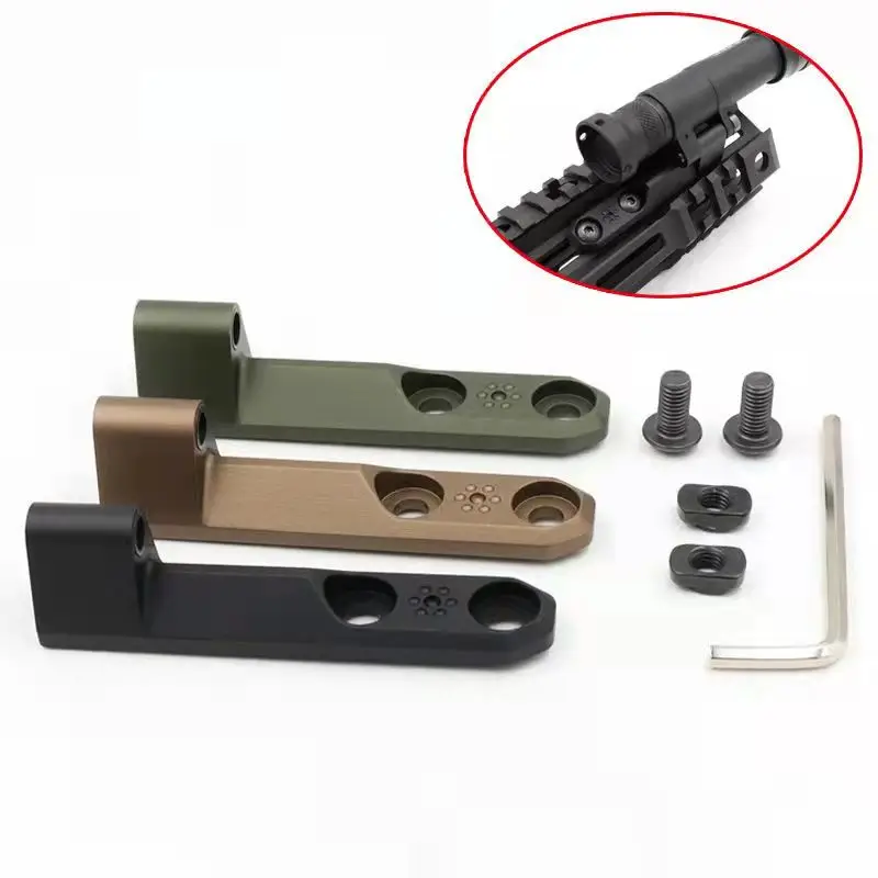 

CNC SF M340 M640 Series Tactical Flashlight Rollover base Mlok System flashlight Bracket Accessories