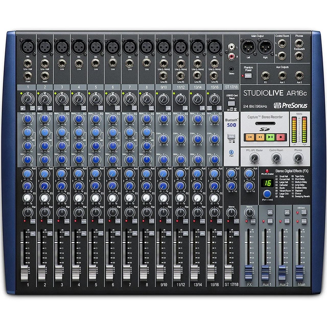 

Новая скидка PreSonus StudioLive AR16c миксер и аудио интерфейс с эффектами