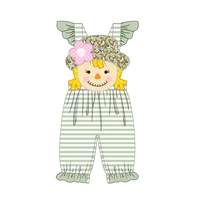 2022 fall clothes baby girls one piece jumpsuit cute dog scarecrow rompers newborn toddler snap closure rompers for 0 3t infant