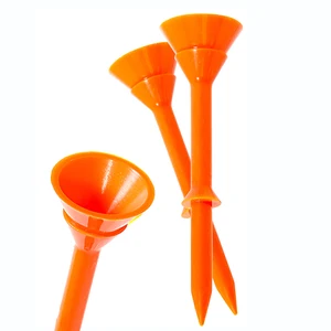 50Pcs Plastic Golf Tees Plus 3-1/4 Reusable Tees Upgrade Unbreakable Big Cup Tee UP Reduce Friction  in Pakistan