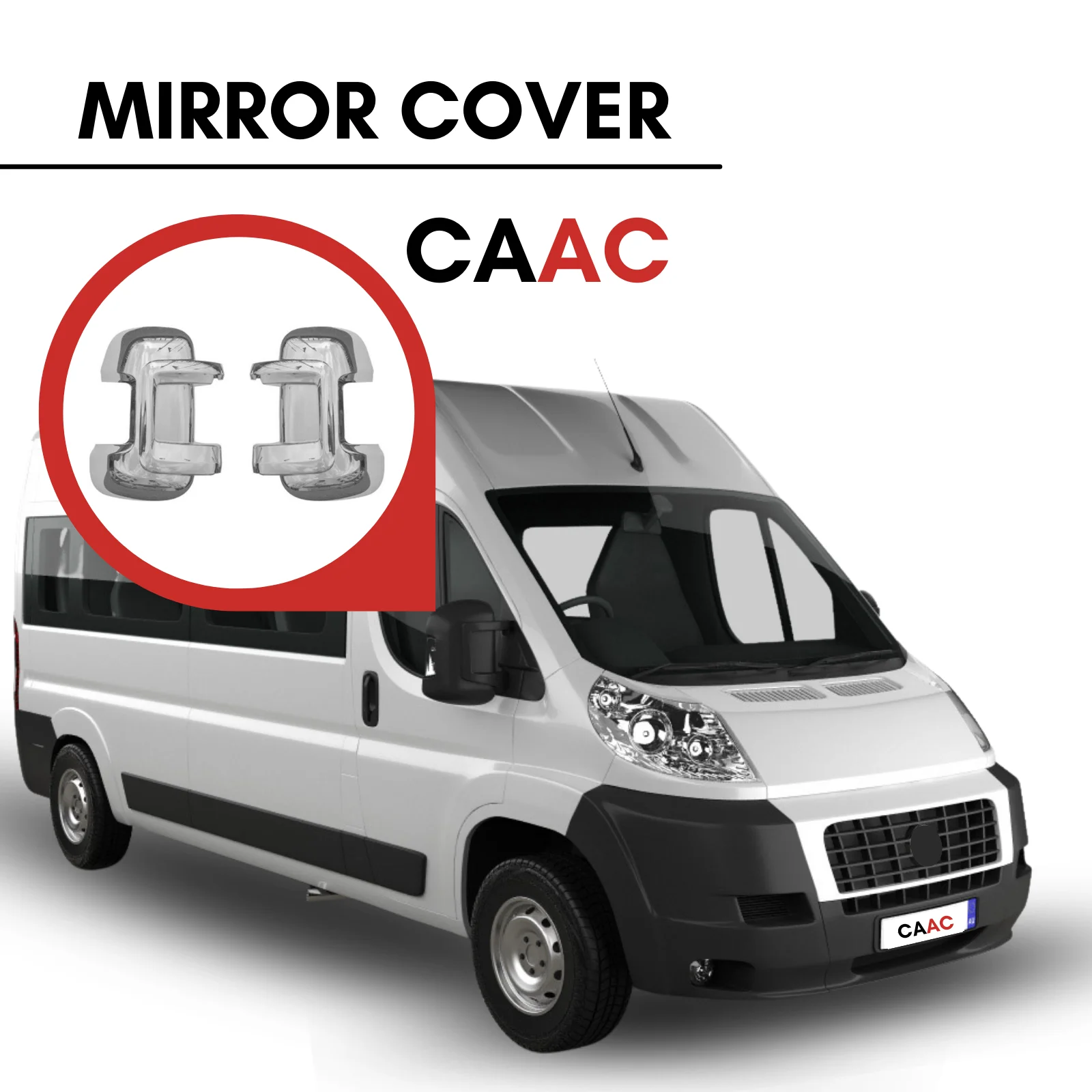 

2 шт., хромированные аксессуары для бокового зеркала FIAT DUCATO 2006-2021