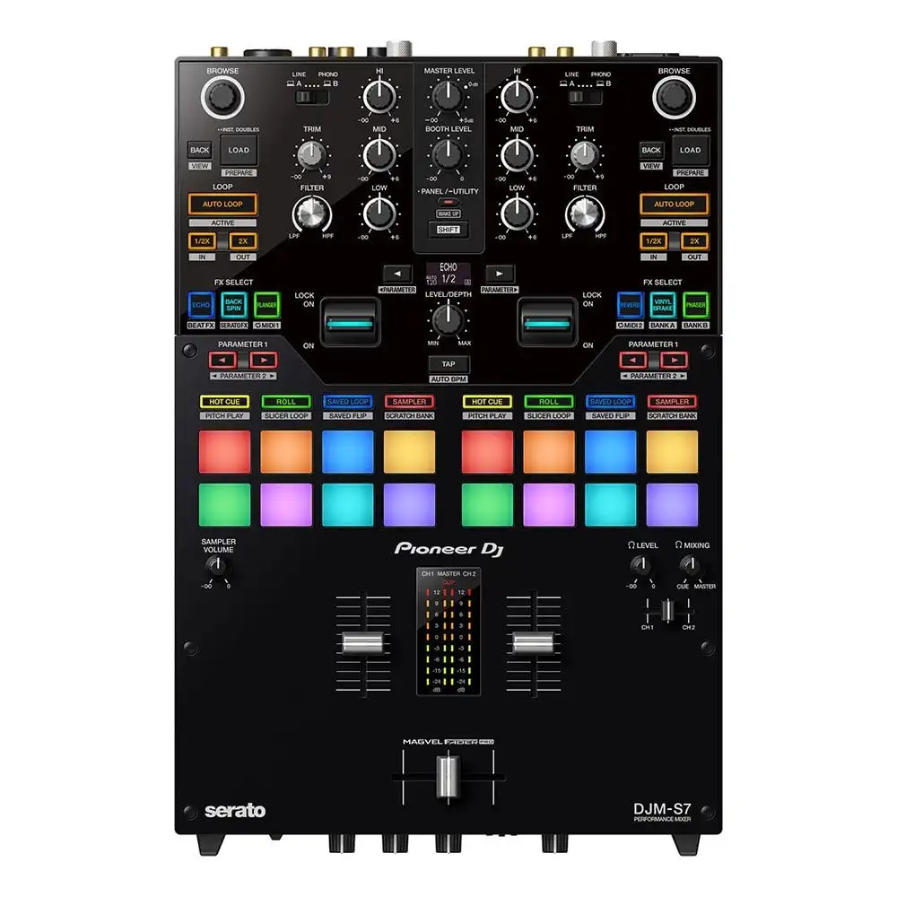 

100% OFFICIAL Pioneer DJ DJM-S7 2-Channel Scratch-Style DJ Mixer