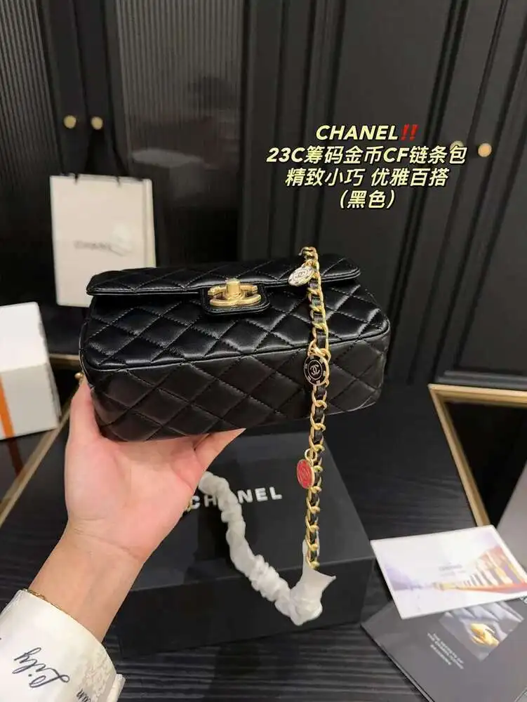 точная копия 1:1 Сумка Chanel Из ВолоВьей Кожи 19см*12см |