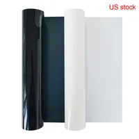 US Stock 12"x82FT/30cmx25m Flex PU PVC Heat Transfer Vinyl Roll Easy to Cut & Weed & Transfer T-shirt Cri-cut Iron On HTV Film