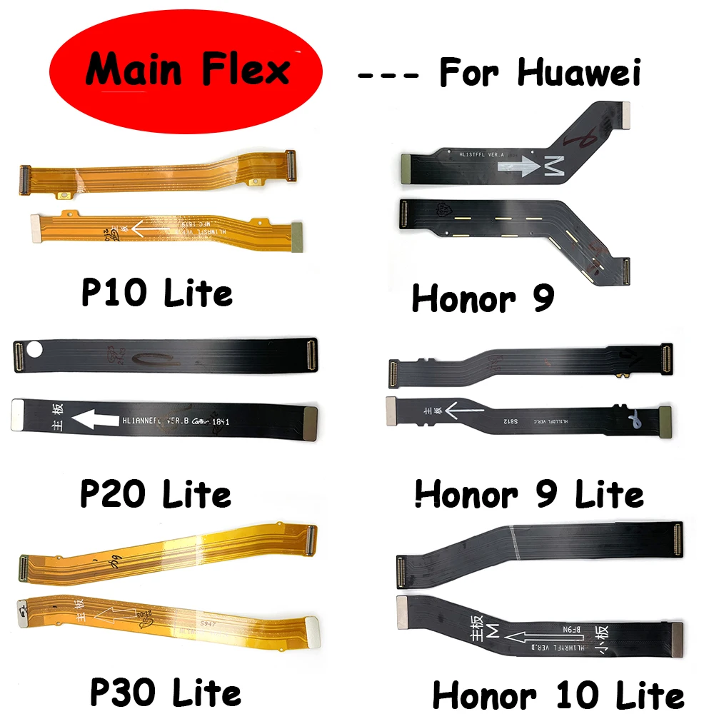 

10Pcs Motherboard Mainboard Flex Cable For Huawei P9 P10 P20 P30 Honor 9 10 20 30S Main Board Motherboard Connector Cable