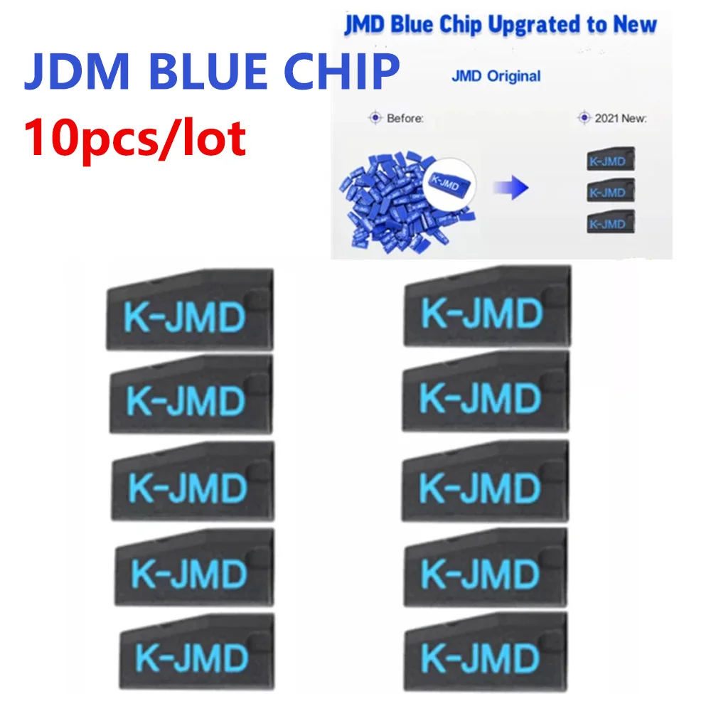 

10 30 50 100Pcs/Lot Upgraded Original JMD Blue King chip for CBAY Handy Baby Key Copier to Clone 46/4C/4D/G Chip JMD