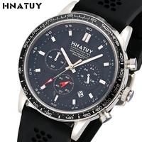 hnatuy mens watch quartz watches fashion luxury stylish wood timepieces chronograph military quartz watches in wood gift box
