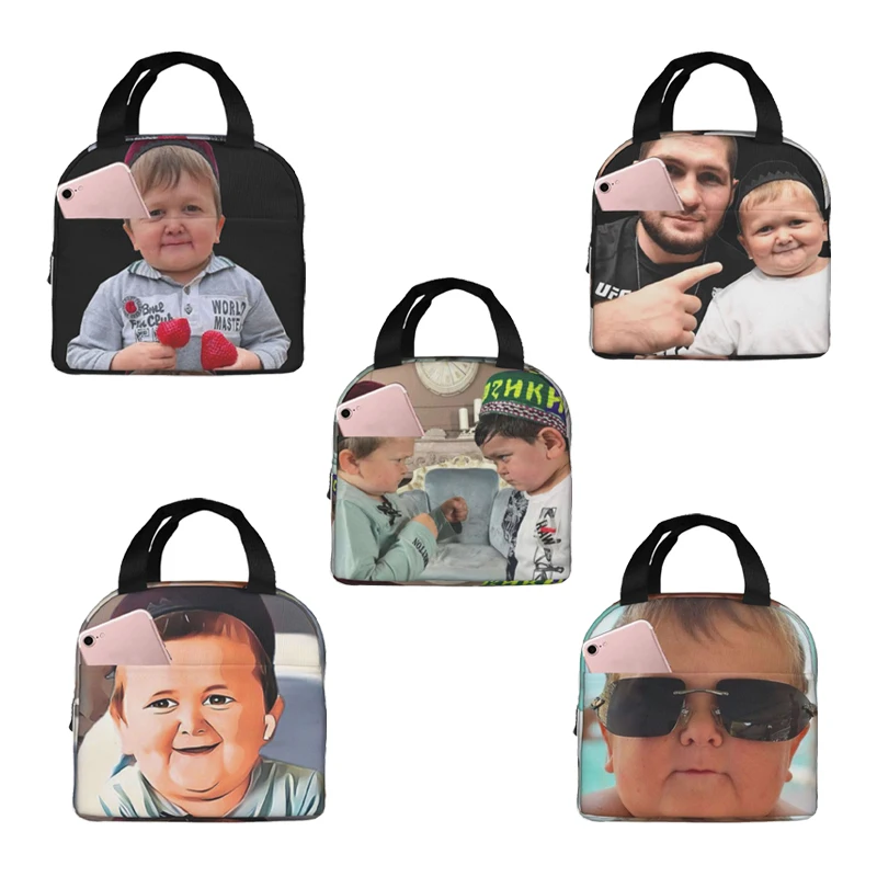 

Hasbulla Lunch Bento Bags Portable Aluminum Foil thickened Thermal Cloth Lunch Bag for Women Men Boy