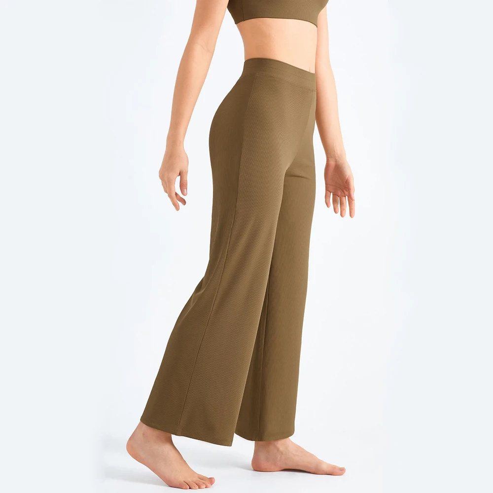 Women Wide Leg Trousers Yoga Wear Flare Bottoms Loose Sports Pants Sunscreen Leggings Pilates Workout Sports Casual Pants