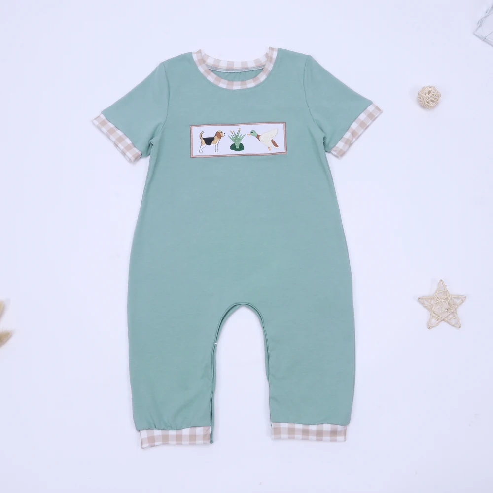 Осенняя одежда 2022 цельнокроеный комбинезон для маленьких мальчиков милая собака