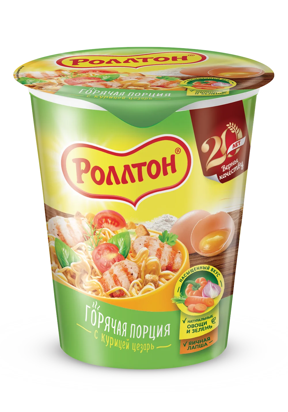 24 штуки Лапша Роллтон с курицей