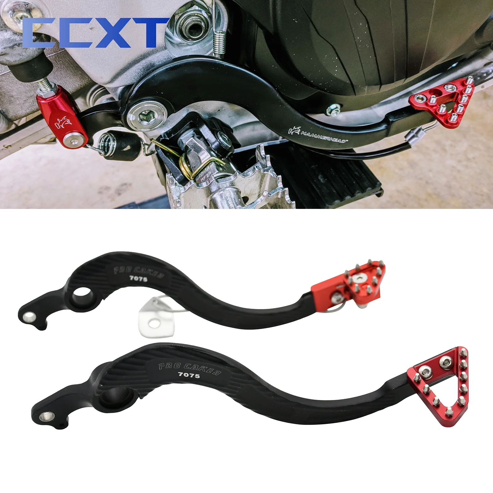 

Алюминиевая Задняя Тормозная педаль CNC для Honda CRF250X CRF450X 2005-2013 2014 2015 2016 2017 универсальные запчасти для мотоцикла