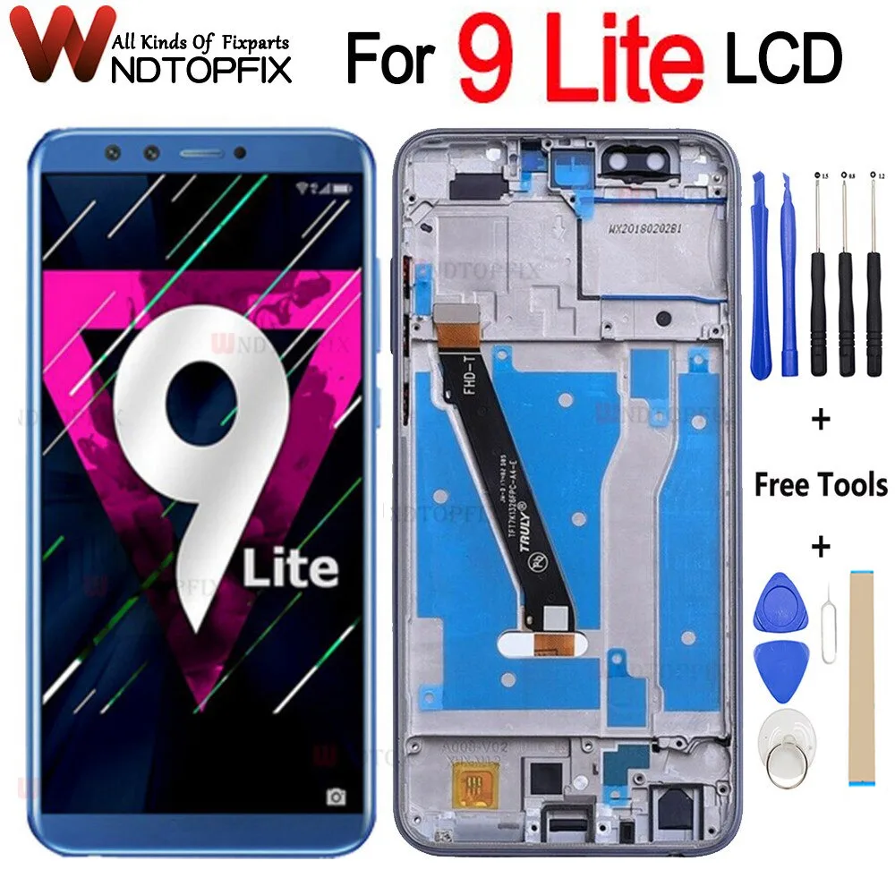 ЖК-экран для Huawei Honor 9 Lite, дисплей с сенсорным экраном для Honor 9 Lite, сменная деталь