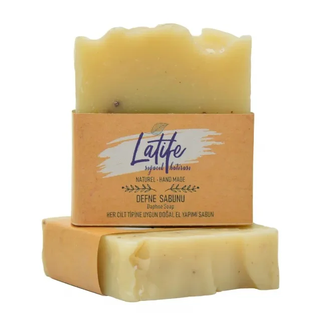 Natural Handmade Laurel Soap - Revitalizing and Anti-Dandruff Soap Set - 10 pcs
