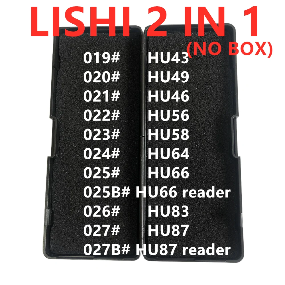 

No Black Box LiShi 2 in 1 HU43 HU49 HU46 HU56 HU58 HU64 HU66 HU83 HU87 reader 2IN1 Locksmith Tools Lock smith Supplies