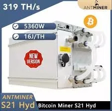 Готовый к отправке новый майнер BITMAIN Antminer S21 XP Hyd 473T BTC