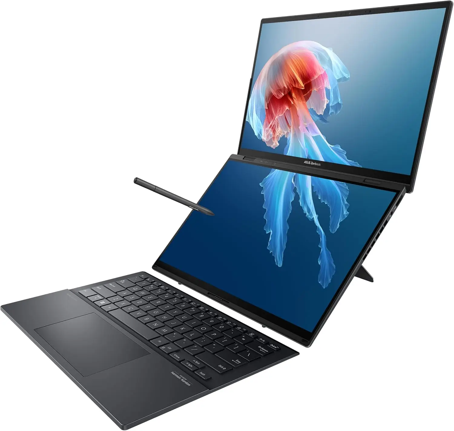 СОВЕРШЕННО НОВЫЙ ноутбук ASUS Zenbook Duo двойной 14-дюймовый сенсорный OLED-дисплей WUXGA