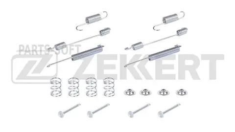 ZEKKERT BR-3262 Комплект установочный зад. торм. колодок Chevrolet Spark 05-  Daewoo Matiz (M100  M150  M200  M250)