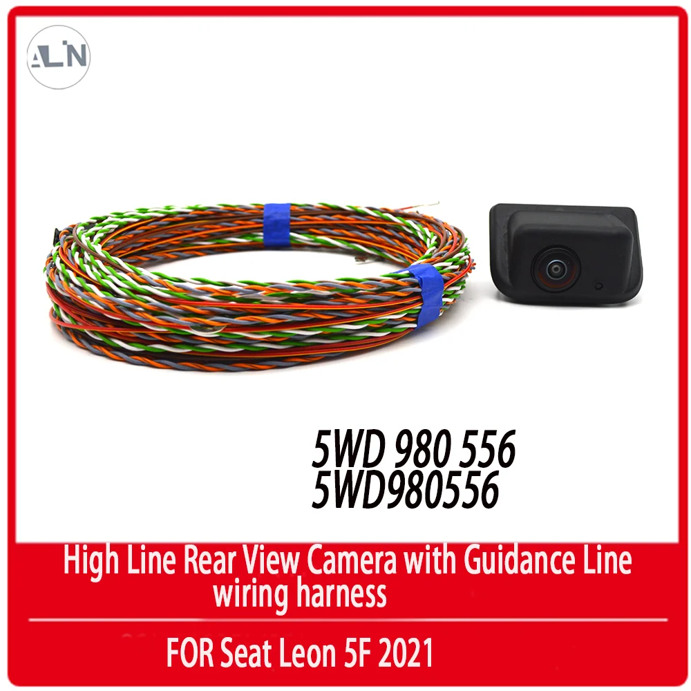 

Для камеры заднего вида Seat Leon 5F 2021-камера высокого качества с линией управления + жгут проводов 5WD 980 556 5WD980556